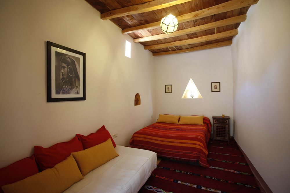 Chambre de l'écolodge Tighremt